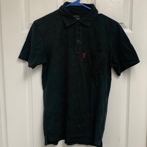 Levi’s cotton polo shortsleeved black men size small S tee
